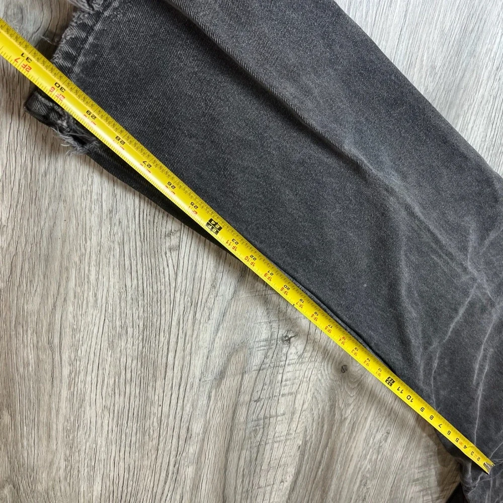 Levi's 550 Jeans Mens 34x32 Faded Black Relaxed Fit Tapered Vintage 90s Denim - Picture 9 of 12